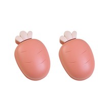 무무 비누홀더 RK_314, 적갈색, 2개