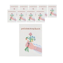 히얼포유 일러스트 엽서, 혼합색상, 10개
