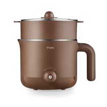 라인프렌즈 전기 스팀쿠커 브라운, 브라운(BROWN)
