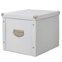 마켓에이 북유럽감성 조립식 다용도 수납함 31.5 x 22.8 x 13.7 cm, 블루그레이, 1개