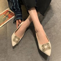 TCR 뷰티 스웨이드 뾰족 하이힐