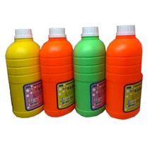 월성 리필용 비누방울 1000ml, 혼합색상, 4개