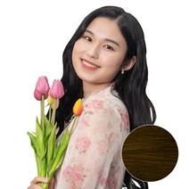 벨리음 벨크로 붙임머리피스 롱 내추럴 웨이브, B (브라운), 10피스
