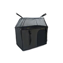 라이칸 올커버 강아지 카시트 중형, 블랙, 1개