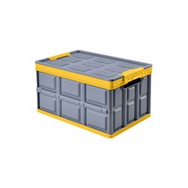 MEO 다용도 폴딩 접이식 대형 리빙박스 수납정리함, 그레이, 1개