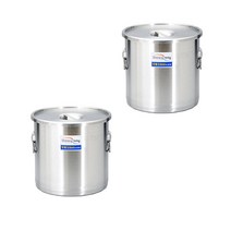 샤이닝 삼원 스텐 위생용기 2p, 25cm