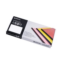 현대오피스 페이퍼프랜드 제본기 SB-170 전용 소모품 스틸홀더 30개입, 블랙, 8mm