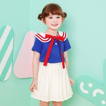 마리앤모리 여아용 나디아 마린 걸 상하복