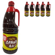 식자재왕 실속가득 스테이크소스, 1.95kg, 6개