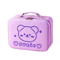 러블리 베어 메이크업 박스, 퍼플, 1개