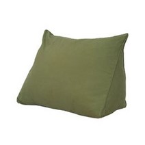 잠스쿨 삼각 등쿠션, 올리브