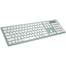만렙 멀티페어링 무선 블루투스 키보드, 일반형, BK301, SAND GREEN
