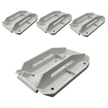 RVMOTORS 카라반 빅풋 아웃트리거 보조발판 라이트그레이, 4개