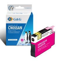 지앤지 HP 프린터 호환잉크 933XLM, 빨강, 1개