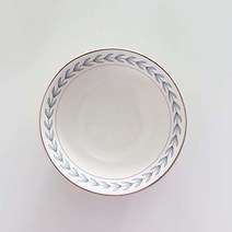 코지테이블 골드라인 나뭇잎 소스볼 M 14cm, 블루, 1개