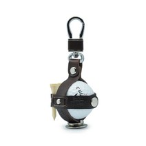 PLANnDESK 3in1 골프 볼 스트랩, 어두운갈색, 1개