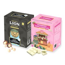 라이언커피 디카페인 바닐라 마카다미아 10g x 7p + 스트로베리 화이트초코렛 10g x 7p 드립백 세트, 1세트