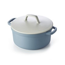 베카 파빌론 더치오븐 냄비, 화이트 + 소라, 28cm