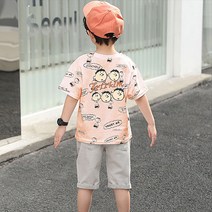앤젤아이 아동용 사랑이 반팔 상하 바지세트
