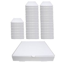 더담다 무지 사각 피자박스 263 x 263 x 39.5 mm, 50개