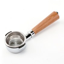 커빙 커피머신 바텀리스포터필터 58mm + 바스켓 E61호환, 브라운우드, 1세트