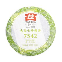 대익차 보이차 7542 생차, 357g, 1개