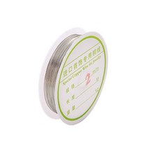 네일아트 데코 와이어 0.2mm, 실버, 1개