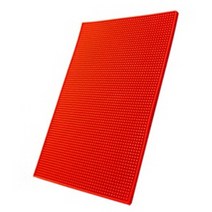 아로이 심플 컬러 바매트 60 x 8 x 1 cm, 레드, 1개