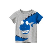 더메르시 아동용 콩콩 공룡 반팔 티셔츠