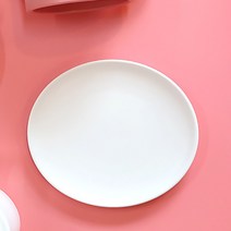 파스텔 벤자민 무광 플레이트, 화이트
