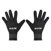 민코 낚시 다이빙 슈팅 장갑, 블랙