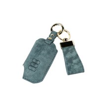 벤딕트 기아 K8 21년형 4월 / 쏘렌토 MQ4 20년형 / K5 DL3 20년형 7버튼 스마트키 가죽 케이스, 에메랄드 블루, 기아 7버튼타입