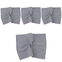 포포 체크 냅킨, 네이비, 4개