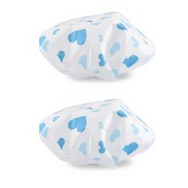 달모아 샤워 방수 헤어캡, 랜덤발송, 2개