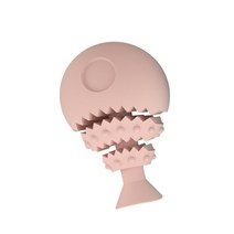 반려동물 생선모양 완구, 핑크, 1개