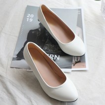 슈썸 여성용 면접 정장 펌프스 미들힐 5.5cm P802N