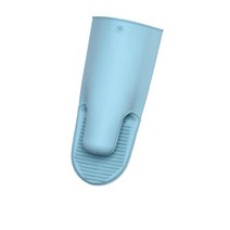 나이스킴 미끄럼방지 실리콘 단열장갑, 블루, 1개