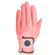 까스텔바작 양피 컬러 골프장갑 왼손용, 핑크