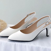 슈카르페 여성용 스틸레토 라텍스 베이직 힐 7cm