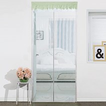 다샵 현관 방문형 EVA 방풍 바람막이 커튼 투명 90 x 210 cm + 찍찍이 테이프 6p + 오픈 고정자석 4p 랜덤발송 세트, 1세트