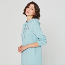 헤지스 Hayley 퍼피자수 면 긴팔 원피스 HSDR1DL61B