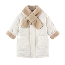 밀크마일 아동용 쁘띠 프렌즈 퀼팅 롱코트