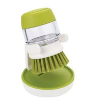 캠블러 캠핑용 일체형 수세미 세척솔, 01 그린, 1개