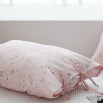 구르미애 플로렌스 면 리본 베개커버