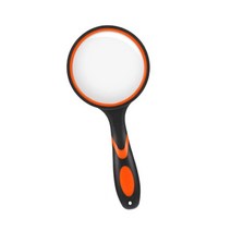 미화부장 10배 고화질 휴대용 돋보기 65mm, 01 블랙오렌지, 1개