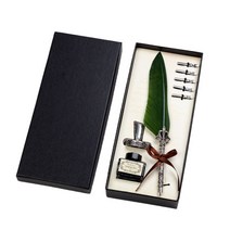 반디 캘리그라피 펜, 5종, 올리브