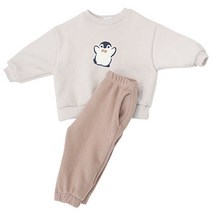 베베나인 아동용 펭귄 상하 바지세트