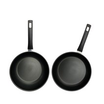 파뷔에 모던클레식 쿡웨어 26 프라이팬 + 궁중팬 세트 2p, 블랙, 프라이팬 26cm + 궁중팬 26cm