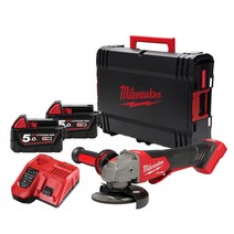밀워키 충전그라인더 M18 FSAGV100XPDB-502X 102.9mm, 1세트
