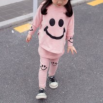 새봄키즈 아동용 러블리 스마일 상하복 세트